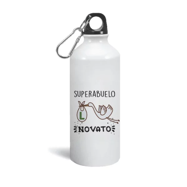 Botella aluminio superabuelo novato