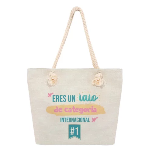 Bolsa Playa - Eres un iaio de categoría internacional