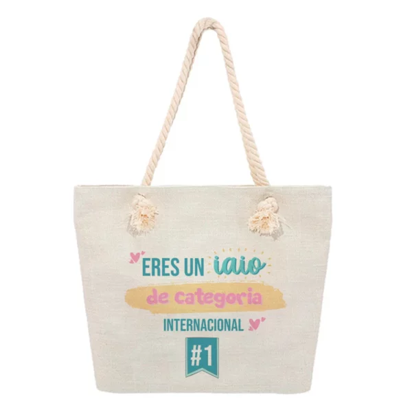 Bolsa Playa - Eres un iaio de categoría internacional