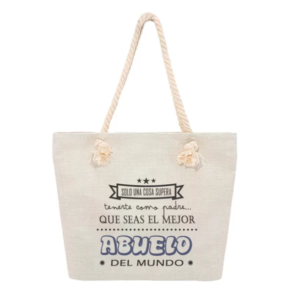 Bolsa Playa - Solo una cosa supera tenerte como padre...