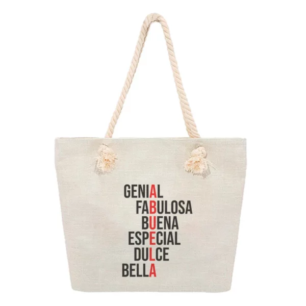 Bolsa Playa - Genial, fabulosa, buena, especial, dulce, bella