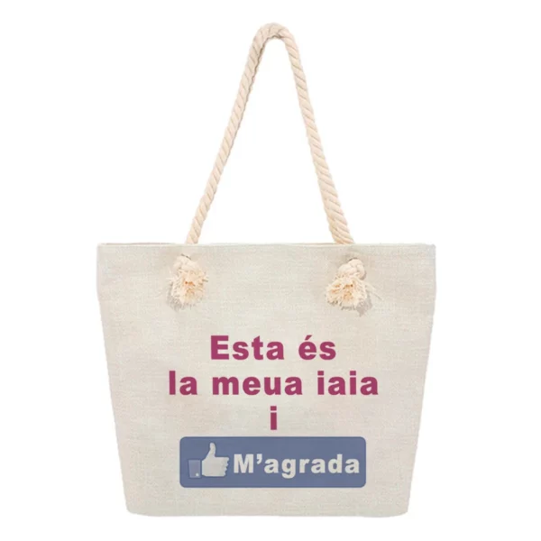 Bolsa Playa - Esta és la meua iaia i m'agrada