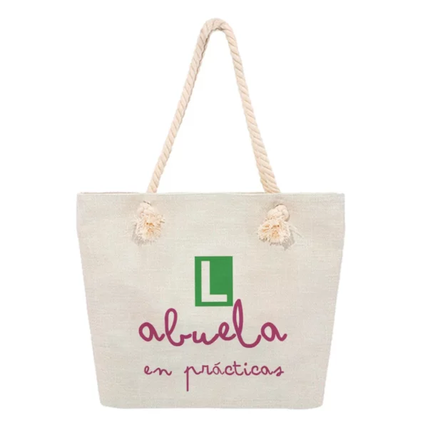 Bolsa Playa - Abuela en prácticas