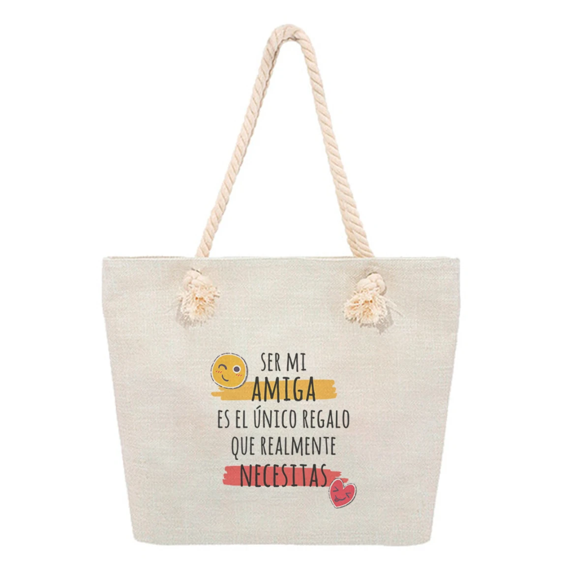 Bolsa Playa - Ser mi amiga es el único regalo que realmente necesitas