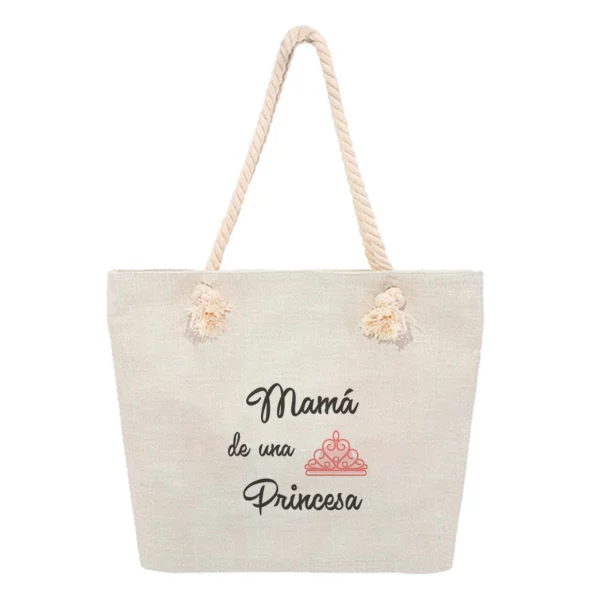 Bolsa Playa - Mamá de una princesa