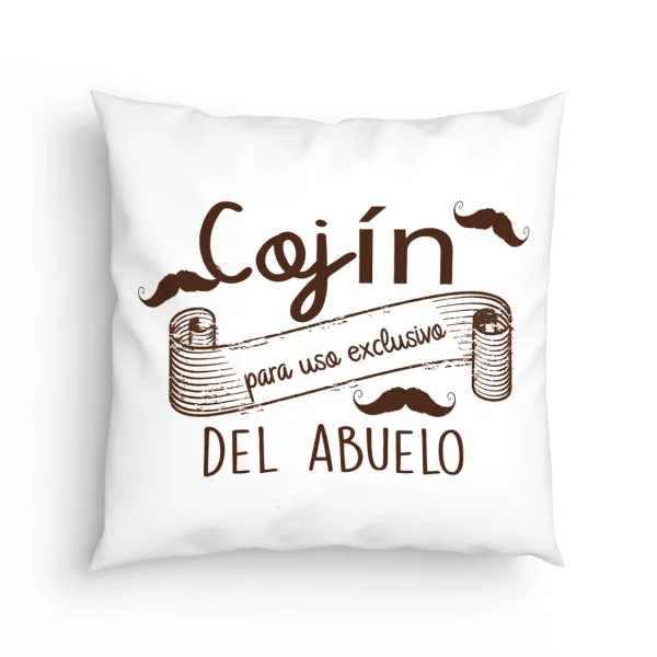 Cojín Abuelo para uso exclusivo del abuelo