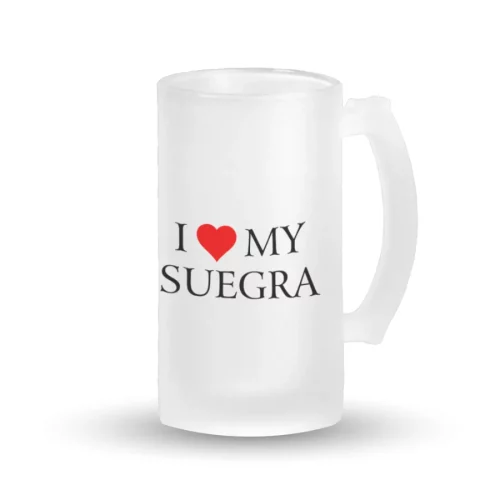 Jarra Cerveza - I love my suegro