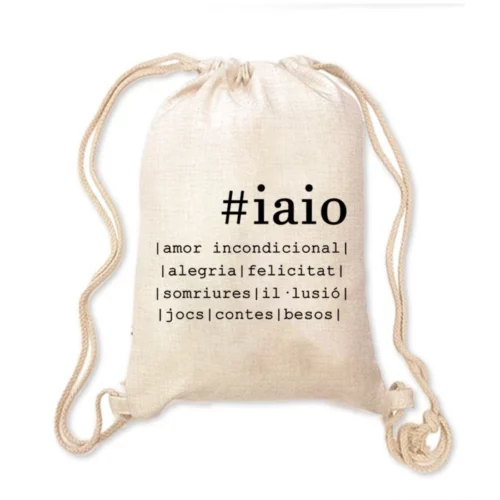 Mochila Abuelo- Hashtag iaio