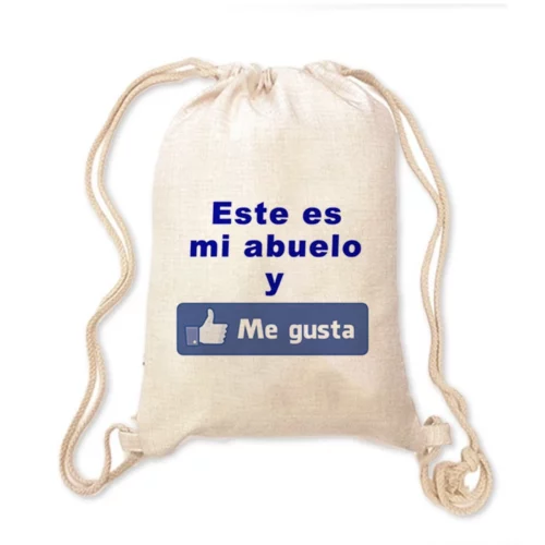 Mochila Abuelo - Este es mi abuelo y me gusta