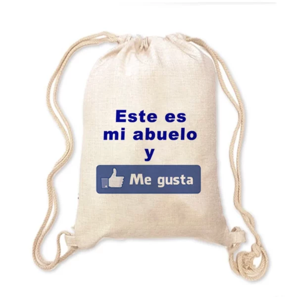 Mochila Abuelo - Este es mi abuelo y me gusta