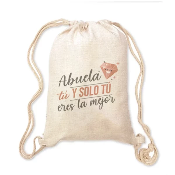 Mochila Abuela- Abuela tú eres la mejor