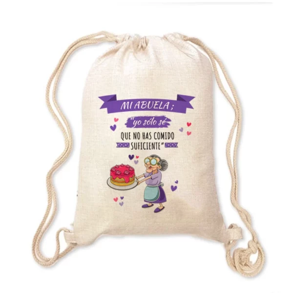 Mochila Abuela- No has comido suficiente