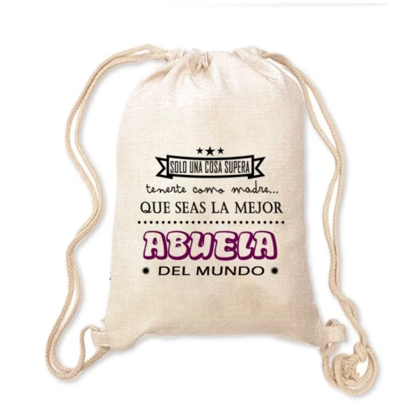 Mochila Abuela- Mejor abuela del mundo