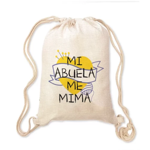 Mochila Abuela- Mi abuela me mima