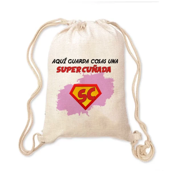 Mochila Cuñada - Aquí guarda cosas una super cuñada