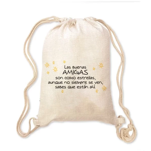 Mochila Amiga - Las buenas amigas son como estrellas...