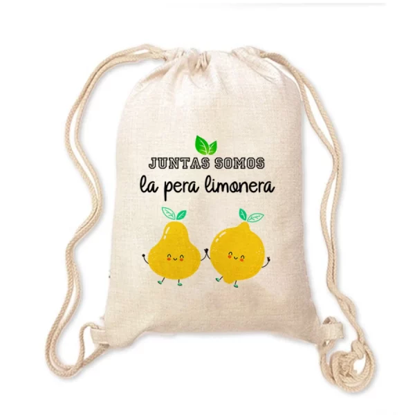 Mochila Amiga - Juntas somos la pera limonera