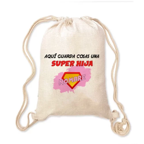 Mochila Hija - Aquí guarda cosas una super hija