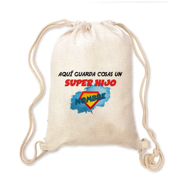 Mochila Hija - Aquí guarda cosas un super hijo