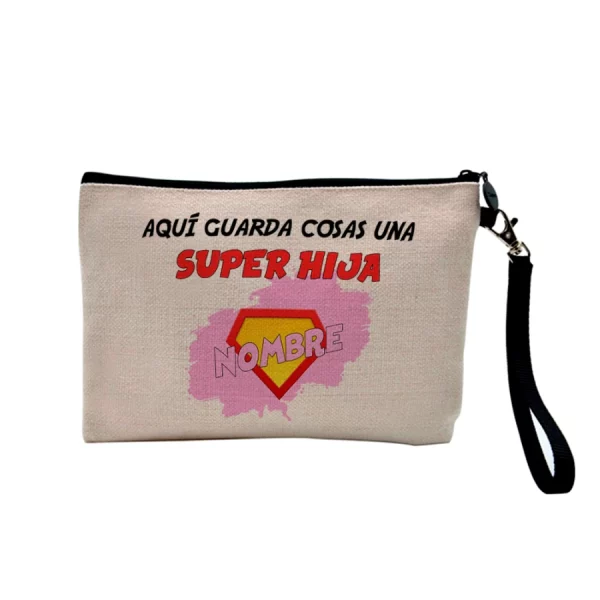 Neceser Lino - Aquí guarda cosas una super hija