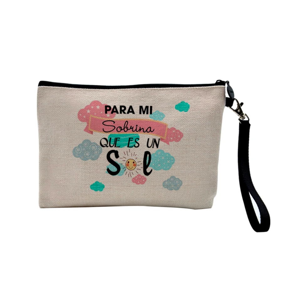 Neceser Lino - Para mi sobrina que es un sol - Regalos Frases Bonitas