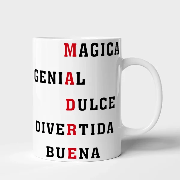 Taza Madre mágica, genial, dulce, divertida, buena