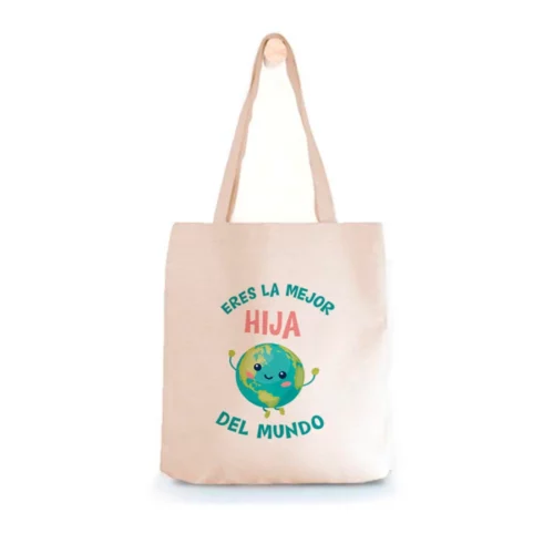 Tote Bag Hija Eres la mejor hija del mundo