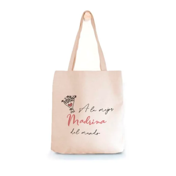 Tote Bag Madrina A la mejor madrina del mundo