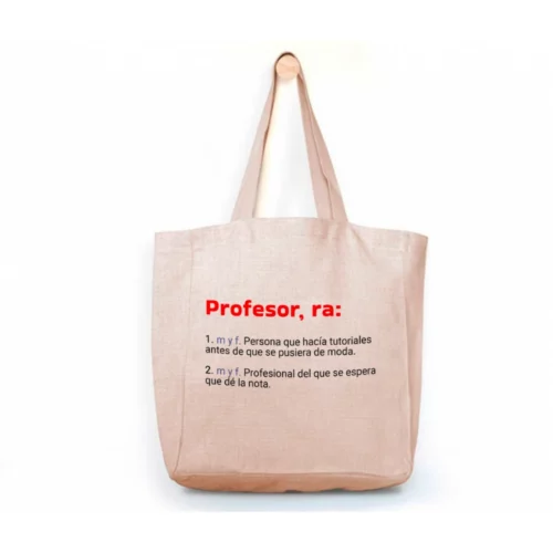 Tote Bag Profe - Definición profesor