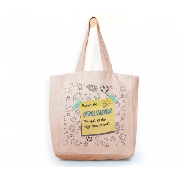 Tote Bag Profe - Bolsa de super mestra