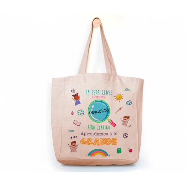 Tote Bag Profe - Somos pequeños