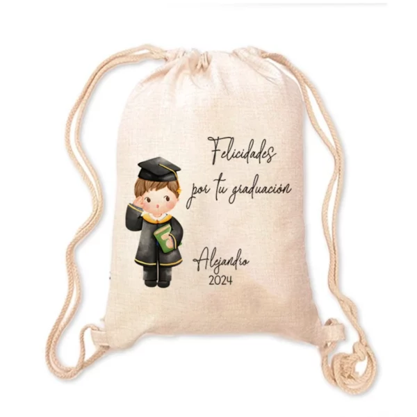 Mochila Lino - Felicidades por tu graduación