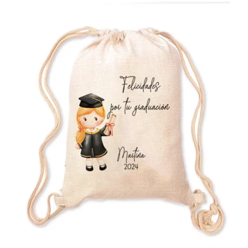 Mochila Lino - Felicidades por tu graduación