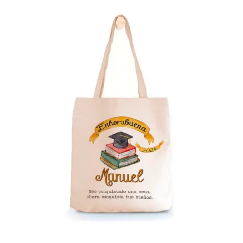 Tote Bag - Enhorabuena has conquistado una meta ahora conquista tus sueños