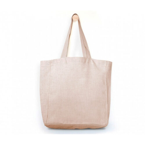 Bolsa Tote Bag Tipo Lino con Mayor Capacidad