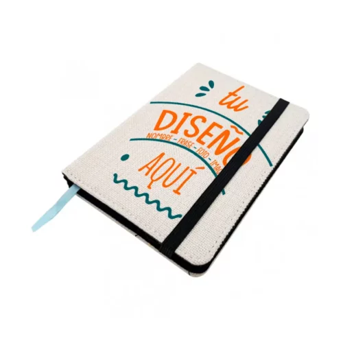 Libreta con Tapa de Lino Personalizable