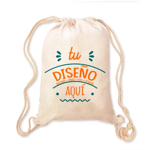 Mochila de Lino Personalizable